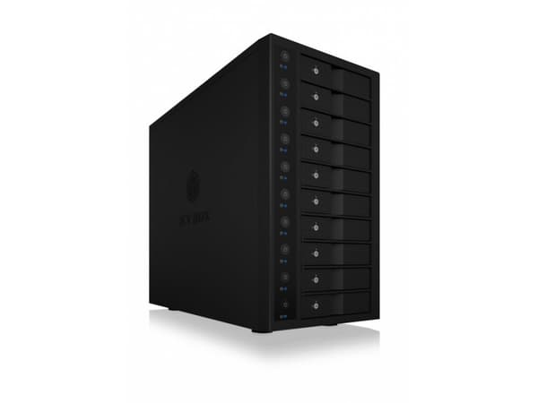 RaidSonic IB-3810-C31, HDD-kabinett, 3.5", SATA, Serial ATA II, Serial ATA III, 10 Gbit/s, Hot-swap, Sort