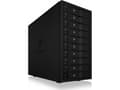 Miniatyrbilde 1 av 2: RaidSonic IB-3810-C31, HDD-kabinett, 3.5", SATA, Serial ATA II, Serial ATA III, 10 Gbit/s, Hot-swap, Sort