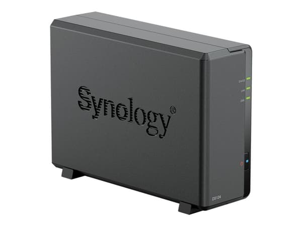 Synology Disk Station DS124 - NAS-server - RAM 1 GB - Gigabit Ethernet - iSCSI støtte