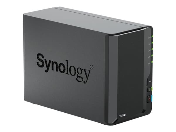 Synology Disk Station DS224+ - NAS-server - RAID RAID 0, 1, JBOD - RAM 2 GB - Gigabit Ethernet - iSCSI support