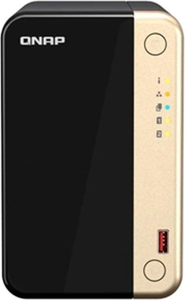 QNAP TS-264 NAS Tower Sisäänrakennettu Ethernet-portti musta - Gold N5095 (TS-264-8G)