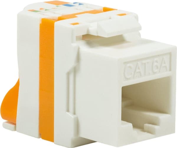 DS-IT CAT6a UTP Keystone Network Connector - Værktøjsløs twist (DS-KC-UTP6A-TL-T)