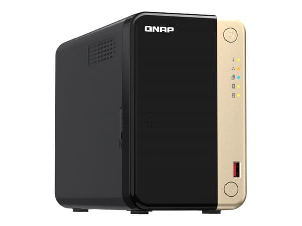 QNAP TS-264, NAS, Tower, Intel® Celeron®, N5095, 8 GB, 0 TB