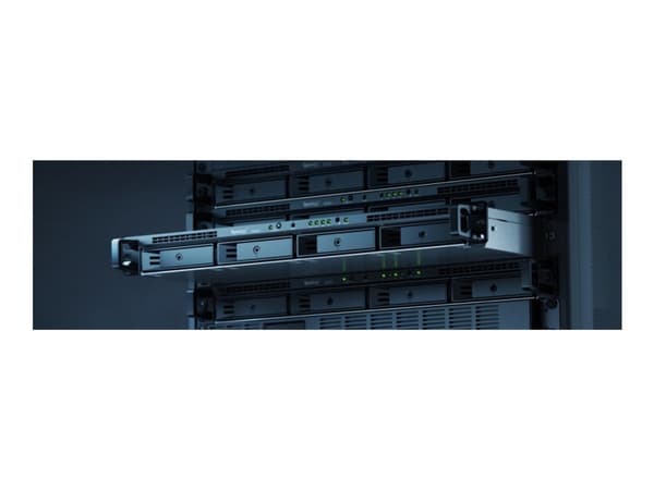 Bundle SYNOLOGY RS422+ + 4xHAT3300-4T Plus Series + Pre-installed drives Svart