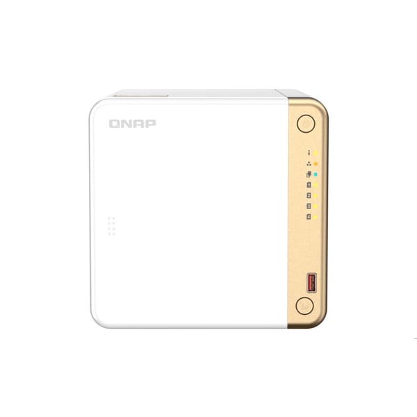 Nätverkslagring NAS - Qnap - TS-462-4G - Vit - Gigabit Ethernet - 2 års garanti Vit