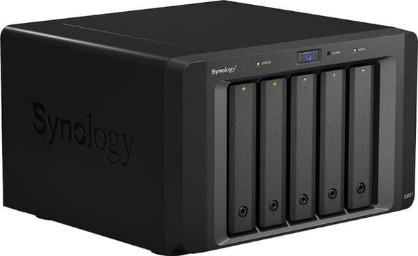 Ulkoinen kovalevy Nas Synology DX517 2,5-3,5 SATA 60 TB musta