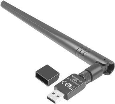 Lanberg NC-0300-WIE nätverkskort Ethernet / WLAN 2400 Mbit/s (NC-0300-WIE) Svart