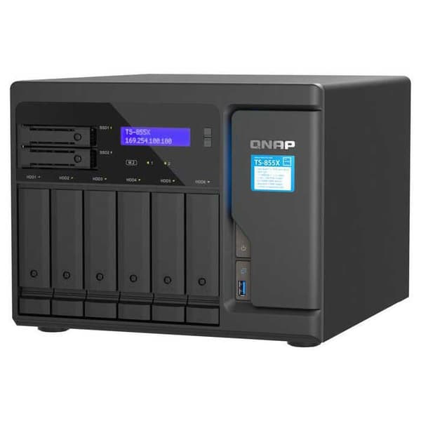 Qnap Nas Ts-855x-8g Sort