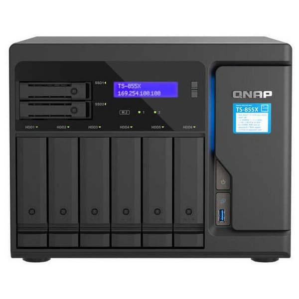 Qnap Nas Ts-855x-8g Sort