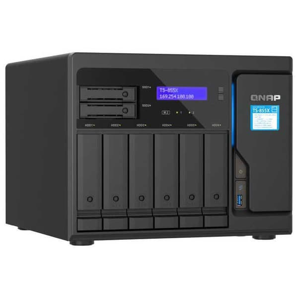 Qnap Nas Ts-855x-8g Svart Svart