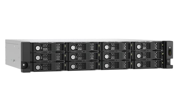 QNAP - Harddiskarray - 12 brønner (SATA-600) - SAS 12Gb/s (ekstern) - kan monteres i rack - 2U