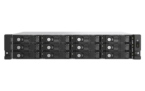 QNAP - Harddiskarray - 12 brønner (SATA-600) - SAS 12Gb/s (ekstern) - kan monteres i rack - 2U