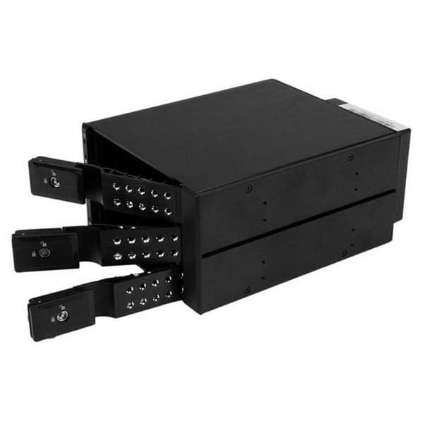 Startech Mobil Rack 3.5´´ Sata 3 Bugter Sort Sort