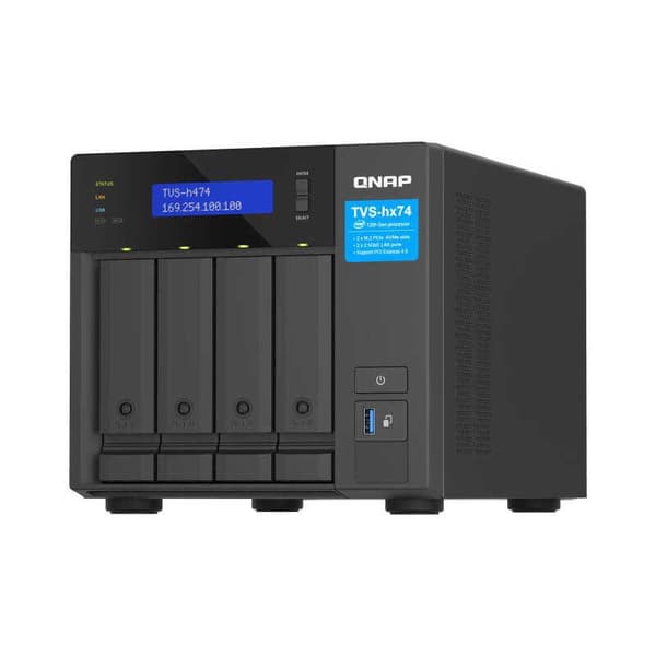 Qnap Nas Tvs-h474-pt-8g Grå