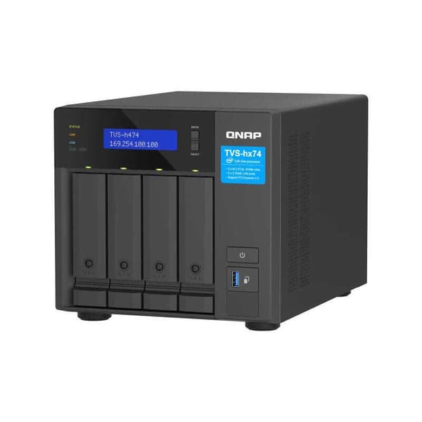 Qnap Nas Tvs-h474-pt-8g Grå