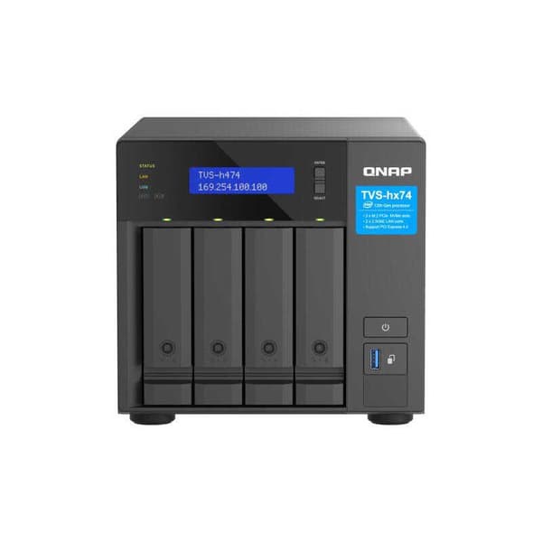 Qnap Nas Tvs-h474-pt-8g Grå