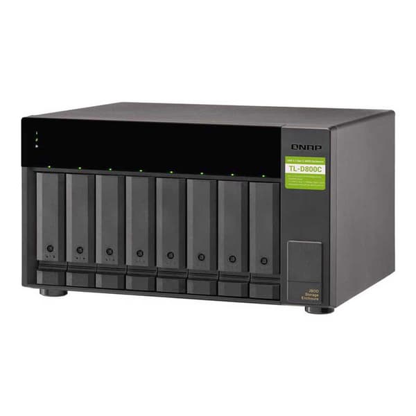 Qnap Nas Tl-d800c Sort