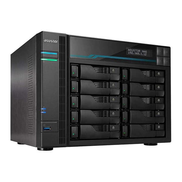 Asustor Nas As6510t Quad Core Denverton 2.1ghz 8gb Musta musta