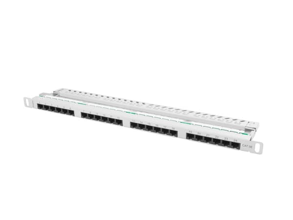 LANBERG PPU5-0024-S Patch Panel 24 port 0.5U cat. 5e grey