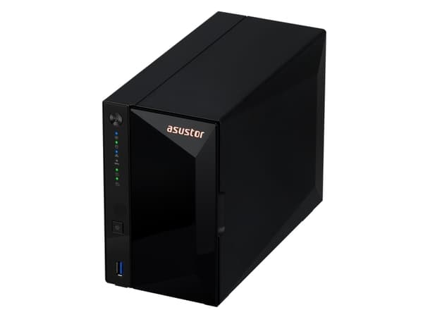 Asustor DRIVESTOR 2 Pro Gen2 AS3302T v2, NAS, Realtek, RTD1619B, Svart