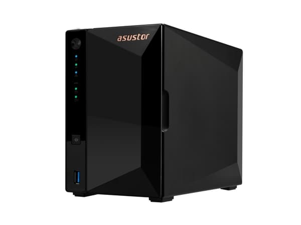 Asustor DRIVESTOR 2 Pro Gen2 AS3302T v2, NAS, Realtek, RTD1619B, Svart