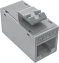 Miniatyrbillede 1 af 3: Pakke med 8 InLine® Keystone RJ45 fatning/fatning, uskærmet, Cat.6A, grå