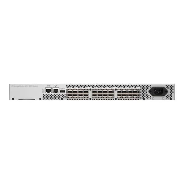 HP StoreFabric 8/24 8Gb Switch - 16 portar - Managed - 8Gb SFP+ Fiber Channel Silver