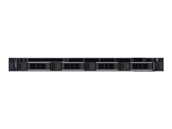 Dell PowerEdge R360 - Server - rackmonterbar 1U - 1-veis - 1 x Xeon E-2414 / inntil 4.5 GHz - RAM 16 GB - SAS - hot-swap 3.5" brønn(er) - HDD 2 TB -
