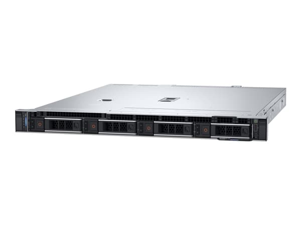 Dell PowerEdge R360 - Server - rackmonterbar 1U - 1-veis - 1 x Xeon E-2414 / inntil 4.5 GHz - RAM 16 GB - SAS - hot-swap 3.5" brønn(er) - HDD 2 TB -