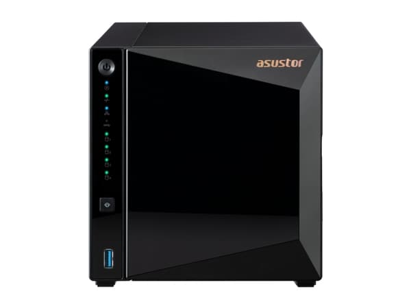 Asustor DRIVESTOR 4 Pro Gen2 AS3304T V2, NAS, Realtek, RTD1619B, 2 GB, DDR4, ADM Sort
