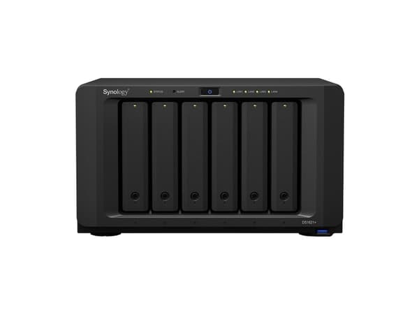 Synology DiskStation DS1621+, NAS, Skrivbord, Ryzen Embedded, V1500B, 4 GB, DDR4