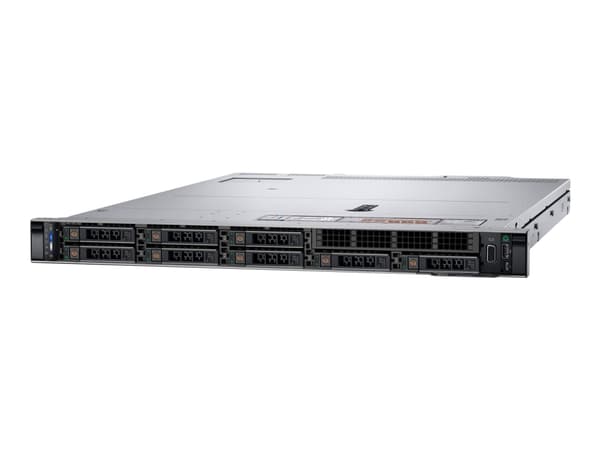 Dell PowerEdge R450 - Server - rackmonterbar 1U - toveis - 1 x Xeon Silver 4314 / inntil 3.4 GHz - RAM 32 GB - SAS - hot-swap 2.5" brønn(er) - SSD 48