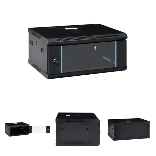 The Living Store væghængt netværksskab 4U 19" IP20 600x450x285 mm - Systemer til netværkslagring
