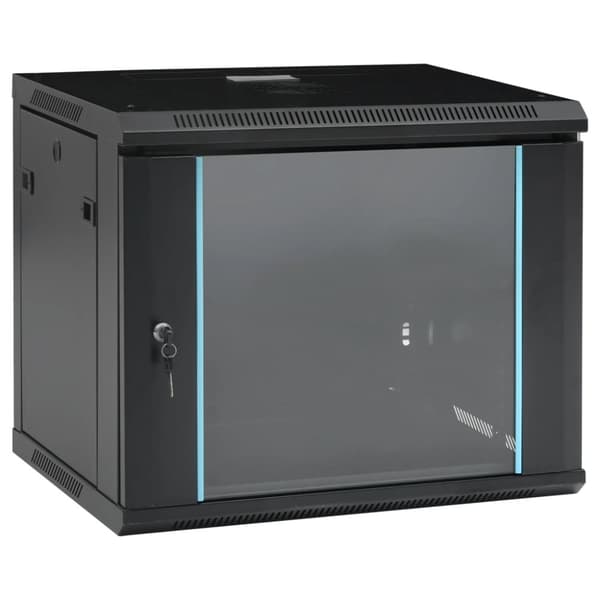 Væghængt netværksskab 9U IP20 19" 600x450x510 mm - Netværksskab - Netværksskabe - Home & Living