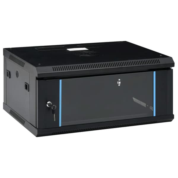 Væghængt netværksskab 4U 19" IP20 600x450x285 mm - Netværksskab - Netværksskabe - Home & Living