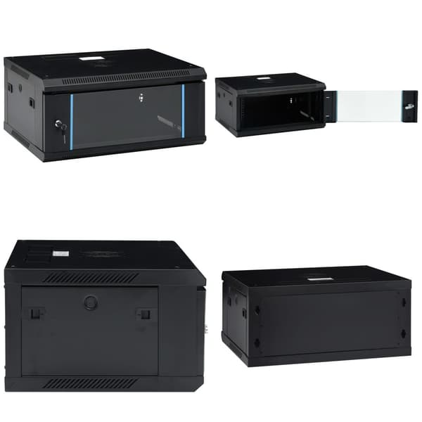 Væghængt netværksskab 4U 19" IP20 600x450x285 mm - Netværksskab - Netværksskabe - Home & Living