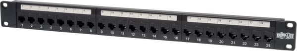 Tripp Lite N254-024 patchpanel 1U Sort
