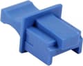 Miniatyrbillede 1 af 3: RJ45 (m) afslutningsdæksel til RJ45 (f) port - pr stk / blå