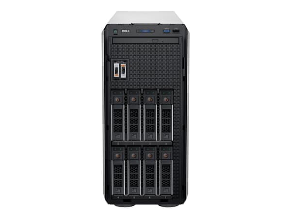 Dell PowerEdge T350 - Server - tower 1-veis - 1 x Xeon E-2334 / inntil 4.8 GHz - RAM 16 GB - SAS - hot-swap 3.5" brønn(er) - HDD 600 GB - Matrox G200
