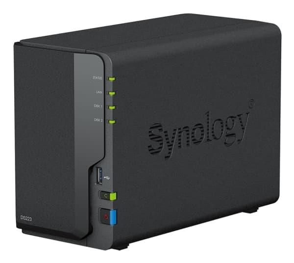 Synology Synology DS223-server + 2x 4T-stasjon