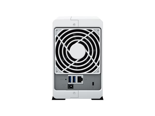 Synology DS223j /16T | 2-bay NAS-server i ie med 16TB total lagring, Tower