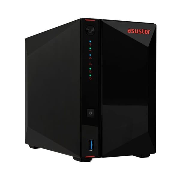 ASUSTOR AS5402T NIMBUSTOR 2 GEN2 - 2-BAY NAS-SERVER, QUAD-CORE 2.0G Svart