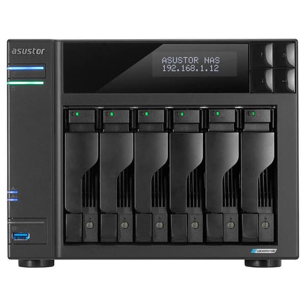 ASUSTOR LOCKERSTOR 6 GEN2 - AS6706T | 6-BAY NAS, QUAD-COR PROCESSOR