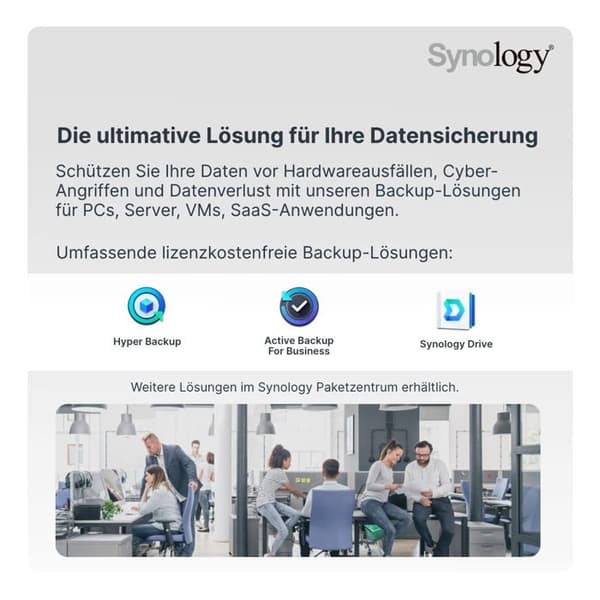 Nätverkslagring NAS Synology DS2422+ Svart