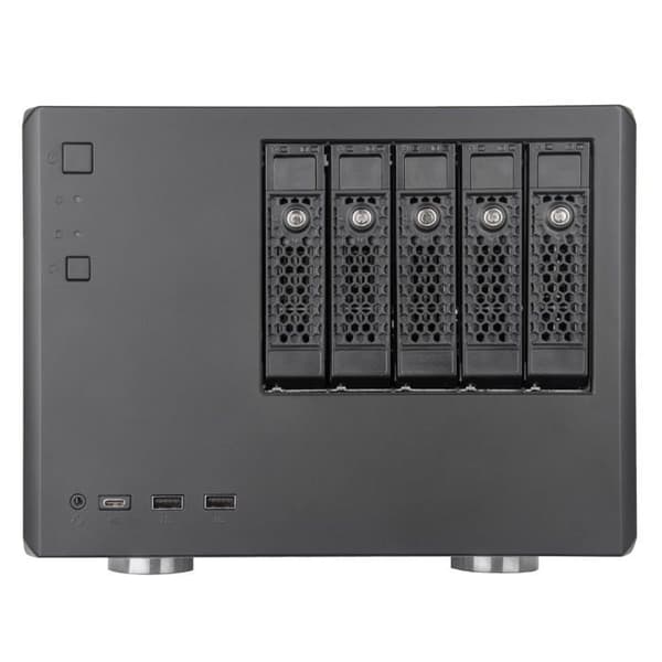 NAS-hölje - SILVERSTONE - SST-CS351B - 5 expansionsfack - SAS-12G/SATA-6G