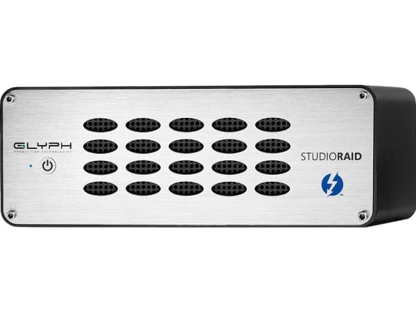 Glyph StudioRAID Thunderbolt 2, 8000 TB, HDD, Musta, Hopea