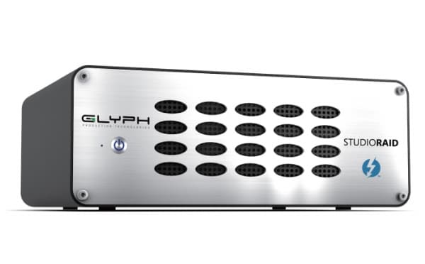 Glyph StudioRAID Thunderbolt 2, 8000 TB, HDD, Musta, Hopea