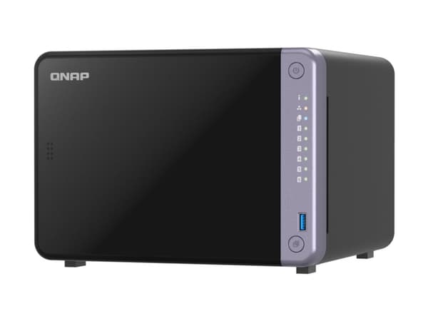 QNAP TS-632X-4G, NAS, Tower, Alpine, Alpine AL-524, 4 GB, DDR4 Svart