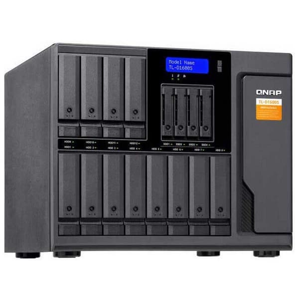 Qnap Tl-d1600s Nätverks-nas-hårddisk