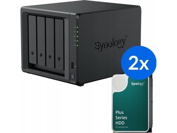 Synology Synology DS423+ server + 2x 4T-stasjon
